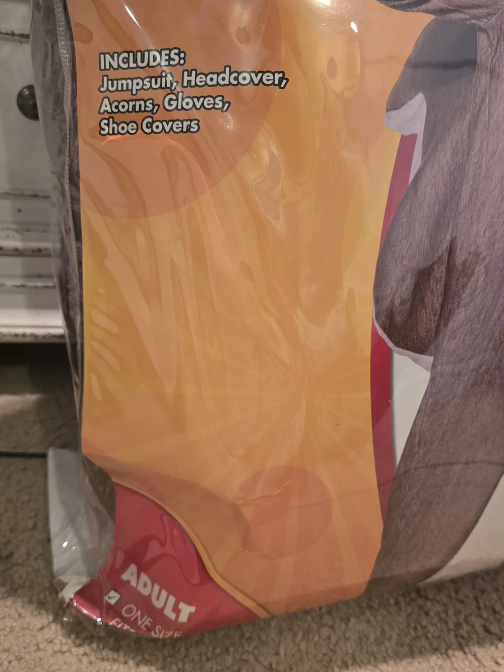 Spirit Halloween Squirrel Adult Costume - Picture 2 of 2